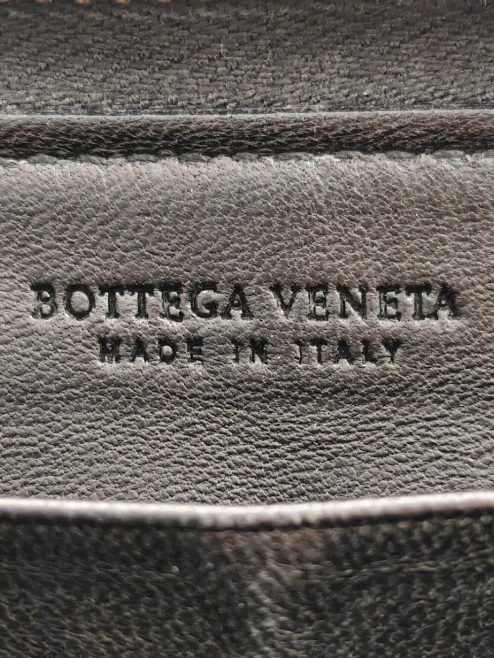 Bottega Veneta Intrecciato Zip Around Long Wallet Black Leather Auth Italy